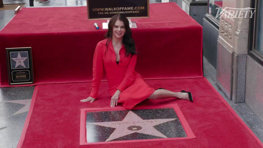 Lauren Graham is honored with a star on the Hollywood Walk of Fame