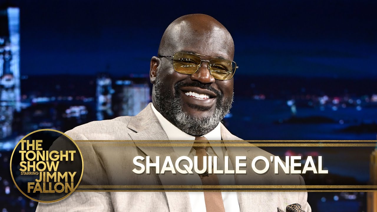 Shaquille O'Neal Lies to Jimmy About His Abrupt Exit on Live TV