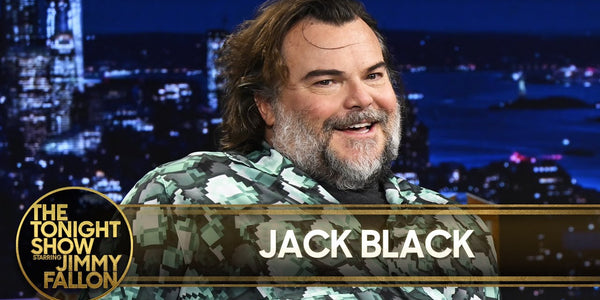 Jack Black Shreds the Guitar During Tonight Show Entrance