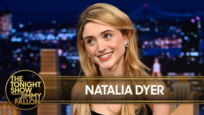 Jimmy and Natalia Dyer Try on Stranger Things Wigs