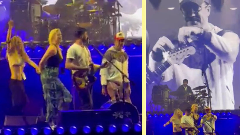 Ted Lasso Cast SURPRISES Mumford & Sons Concert With Theme Song Performance