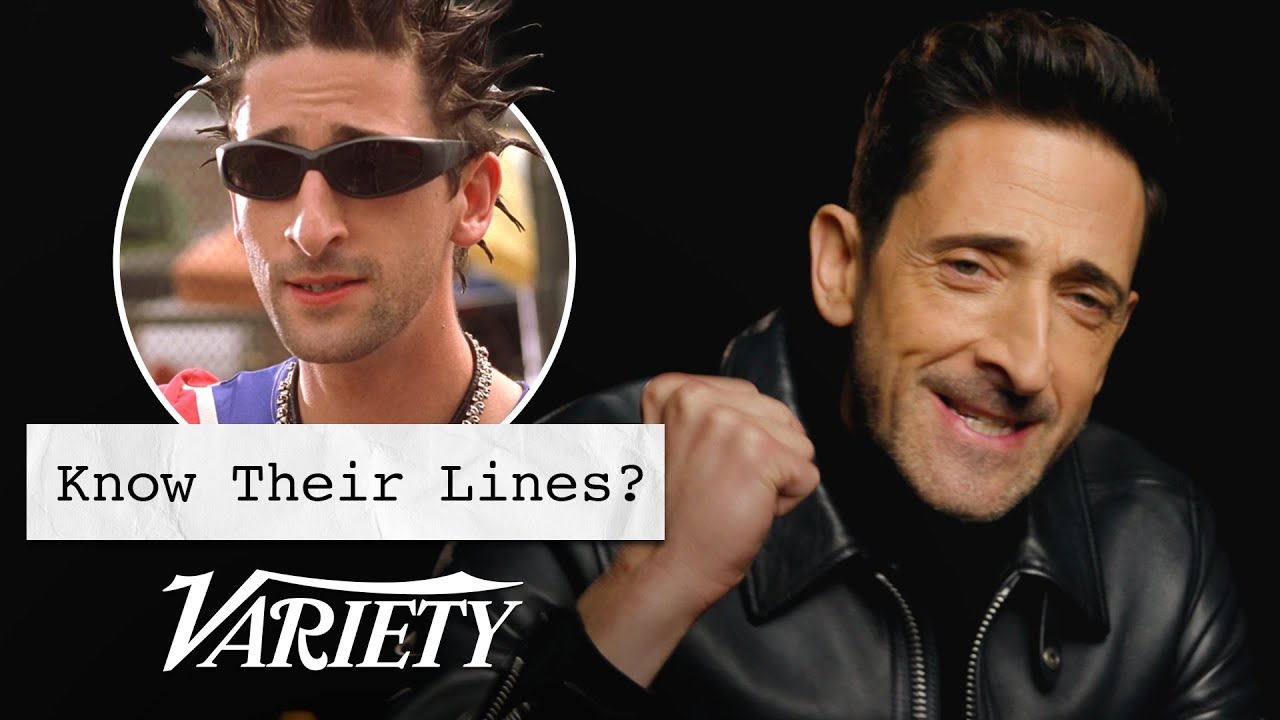 Does Adrien Brody Know His Lines?