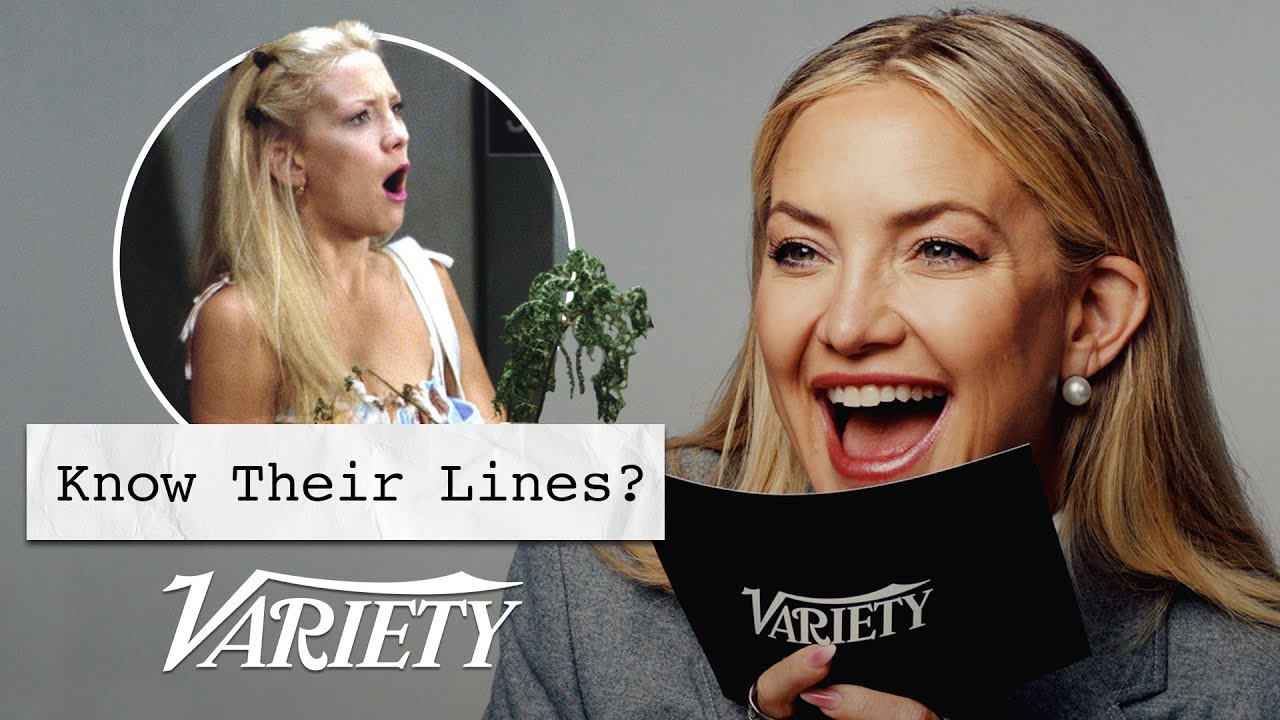 Does Kate Hudson Know Her Lines?