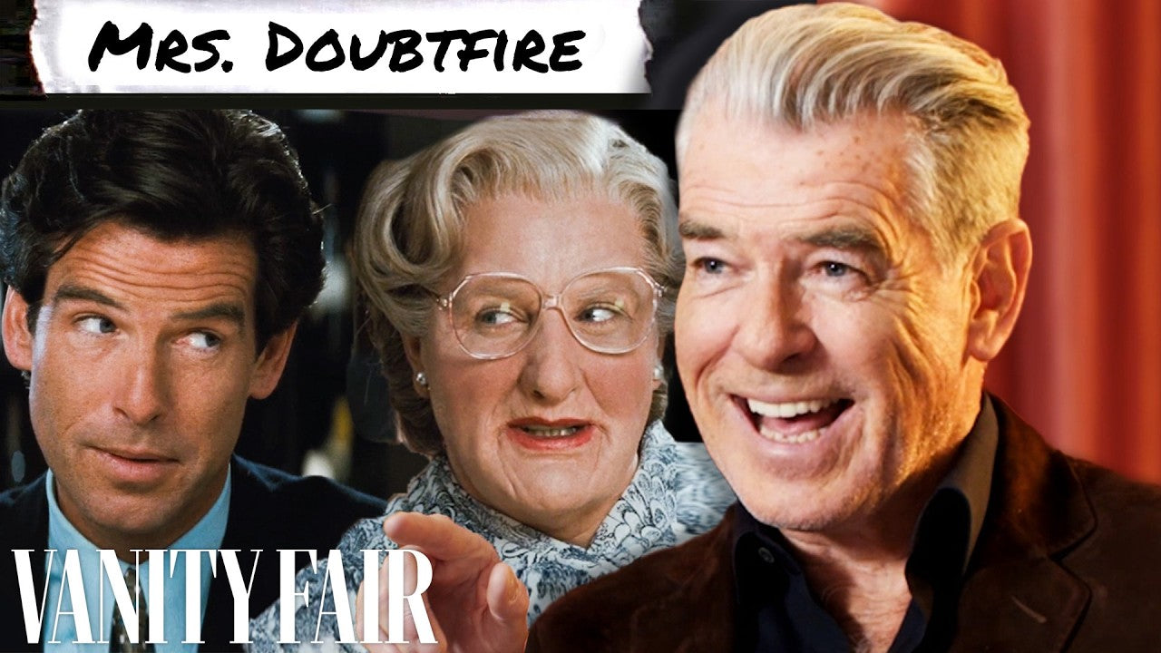 Pierce Brosnan Rewatches GoldenEye, Mamma Mia, Mrs. Doubtfire & More