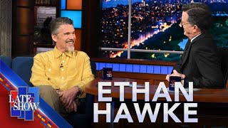 Ethan Hawke's Crazy New Year's Eve: Watching His Daughter Maya In "Stranger Things"