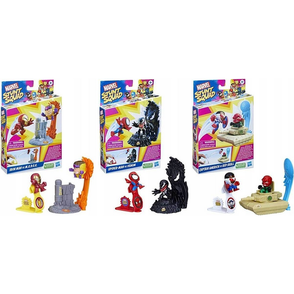Figurka Marvel MARVEL Stunt Squad Playset Hero Vs Villain (F6895)-0