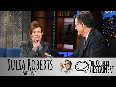 Julia Roberts Unfiltered: A Two-Part Comedy Gem on The Colbert Questionert