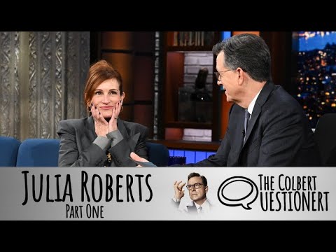 Julia Roberts Unfiltered: A Two-Part Comedy Gem on The Colbert Questionert