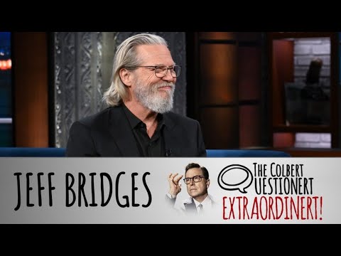 Jeff Bridges Takes The Colbert Questionert