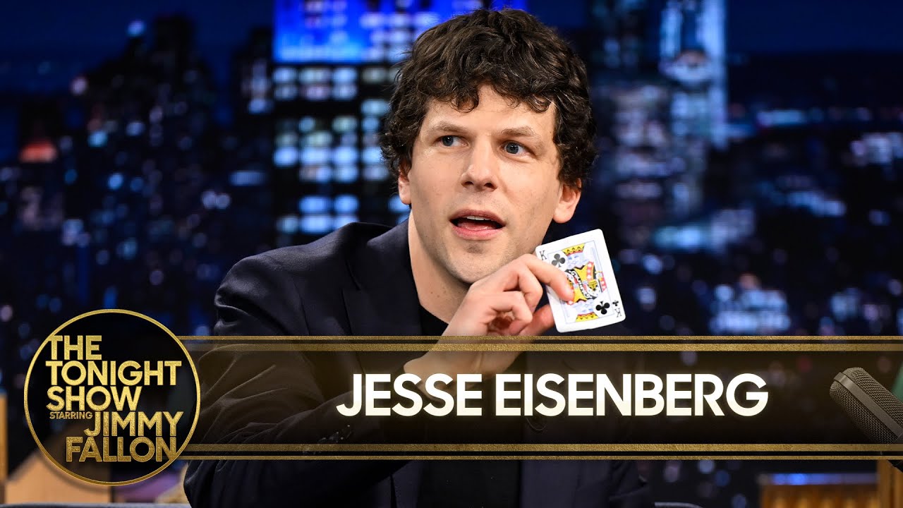 Jesse Eisenberg Performs a Magic Trick; Talks Louvre Heist Rumors to Promote Now You See Me 3