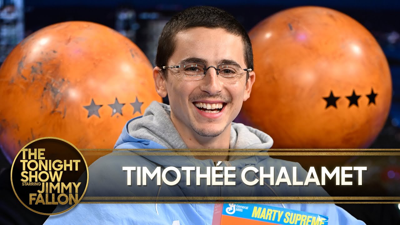 Timothée Chalamet’s All-In Moment: Selling Marty Supreme and Playing It Cool  (The Tonight Show + Vogue rapid-fire)