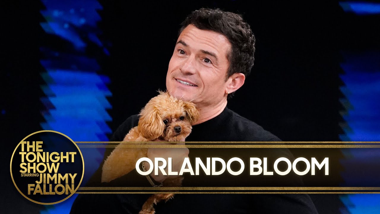 Orlando Bloom Shows Off His Puppy Biggie Smalls