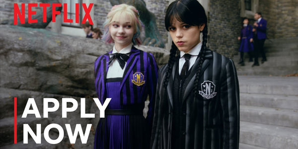 Attend Nevermore Academy with Wednesday Addams