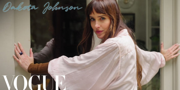 Dakota Johnson Invites Vogue Into Her “Private Home” — and Almost Everything Is a Joke