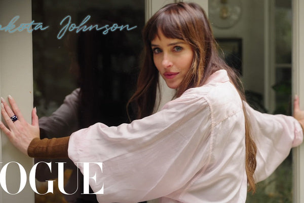 Dakota Johnson Invites Vogue Into Her “Private Home” — and Almost Everything Is a Joke