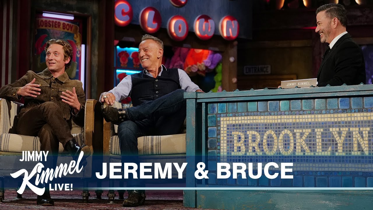 Bruce Springsteen & Jeremy Allen White Talk New Movie, Karaoke & Life in Brooklyn