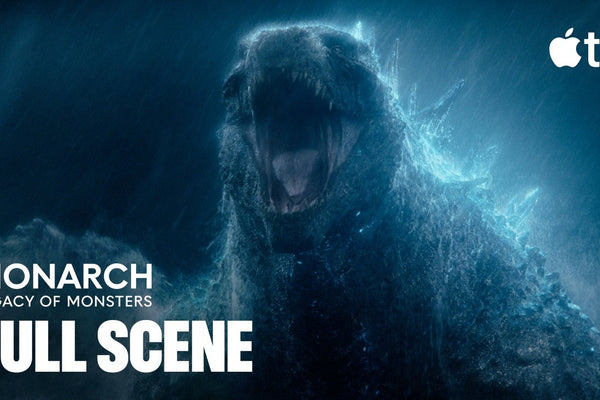 Monarch: Legacy of Monsters Clip – Godzilla Chases Titan X to Skull Island