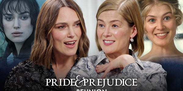 Keira Knightley & Rosamund Pike Reunite 20 Years After 'Pride & Prejudice'
