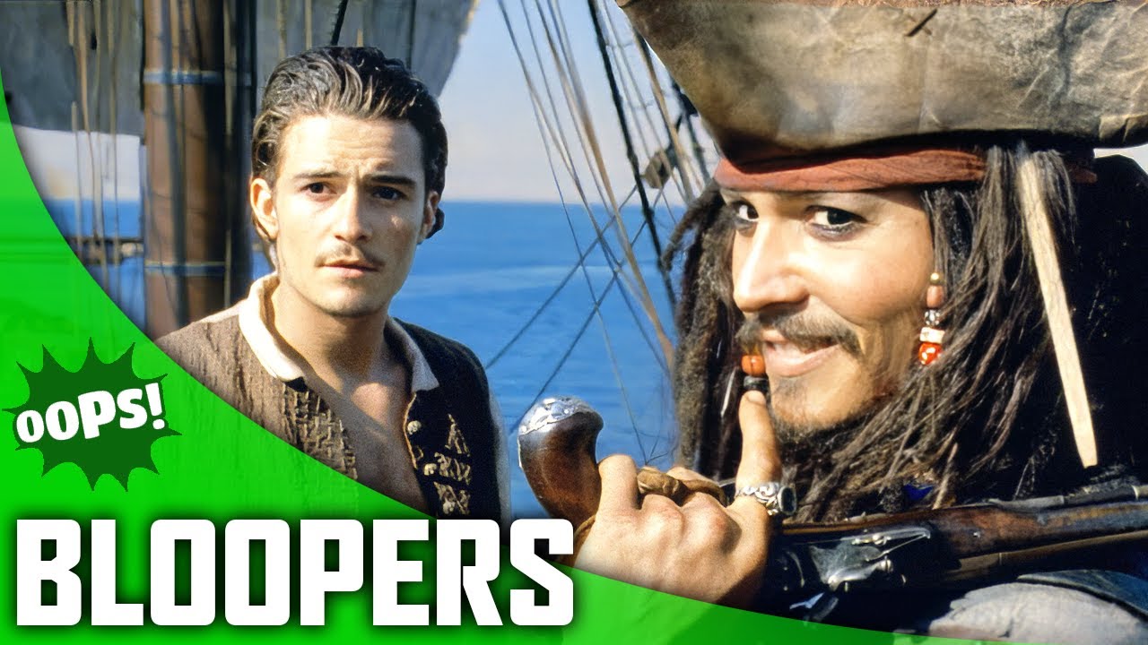 PIRATES OF THE CARIBBEAN: THE CURSE OF THE BLACK PEARL Bloopers: Funny Gag Reel with Johnny Depp