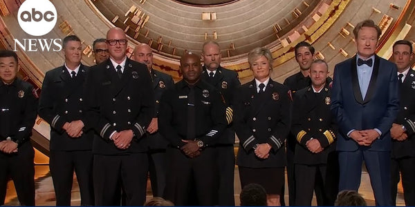 Oscars 2025: Firefighters who helped battle deadly LA wildfires join Conan on stage