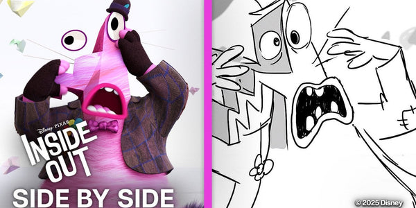 Inside Out Side by Side | "Abstract Thought" Scene | Storyboards vs. Film