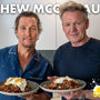 Gordon Ramsay Teaches Matthew McConaughey How to Make the Ultimate Steak & Eggs