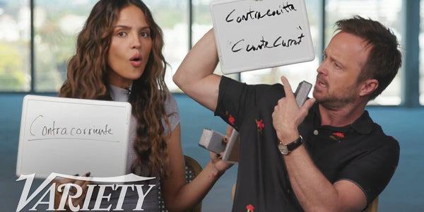 How Well Do Aaron Paul & Eiza González Know Each Other?