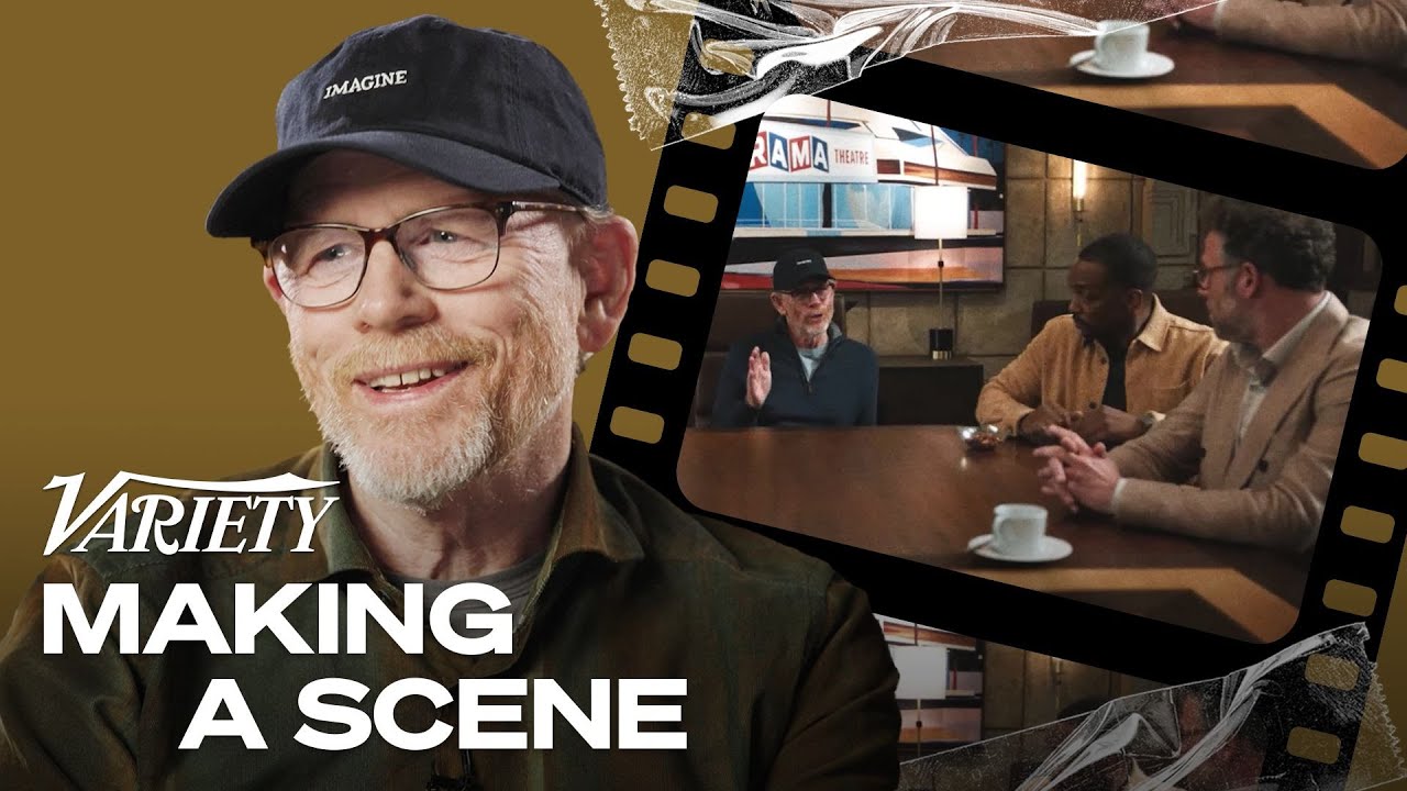 How Ron Howard Made His 'The Studio' Scene With Seth Rogen