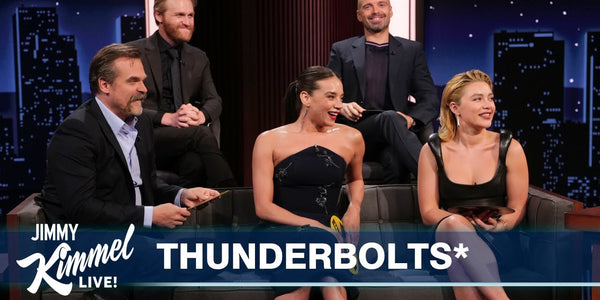 Thunderbolts* Cast David Harbour, Sebastian Stan, Florence Pugh, Wyatt Russell & Hannah John-Kamen
