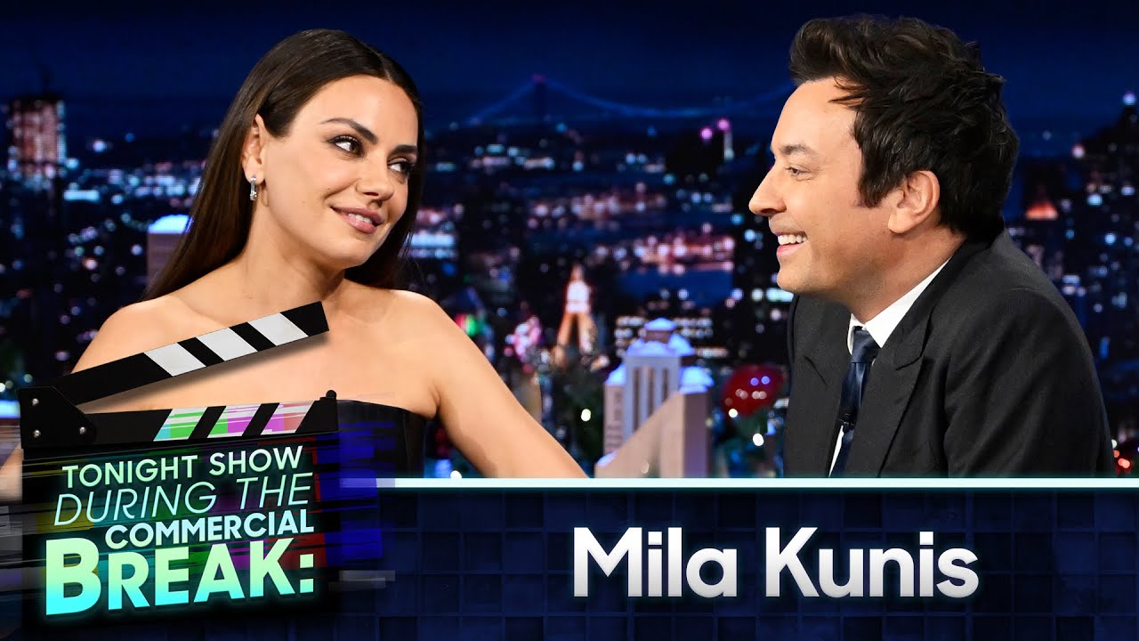 Mila Kunis and Jimmy Bond Over Their Love for Sardines: During Commercial Break