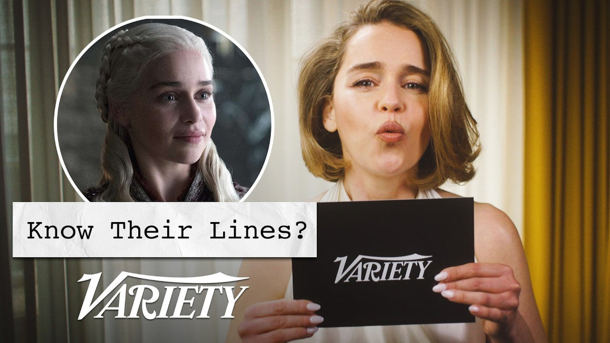Emilia Clarke Tests Her Memory on Game of Thrones