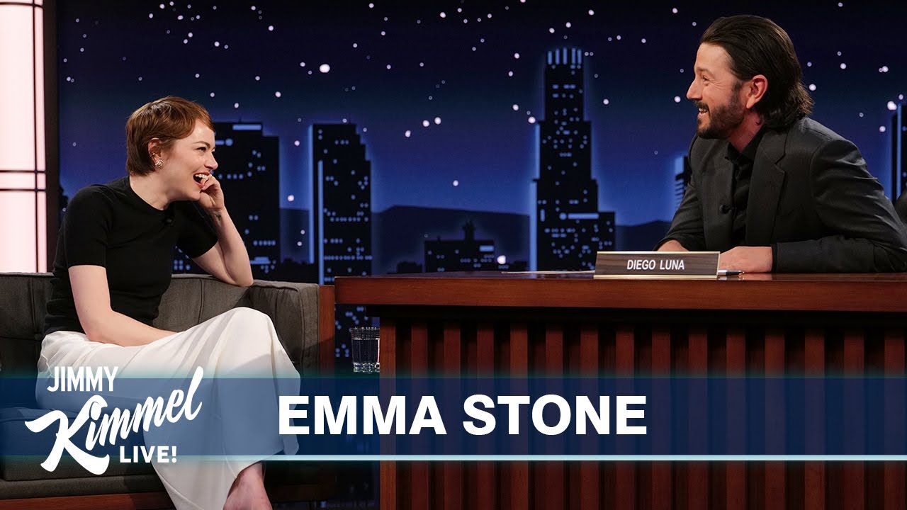 Emma Stone on Pedro Pascal Saving Her from a Bee
