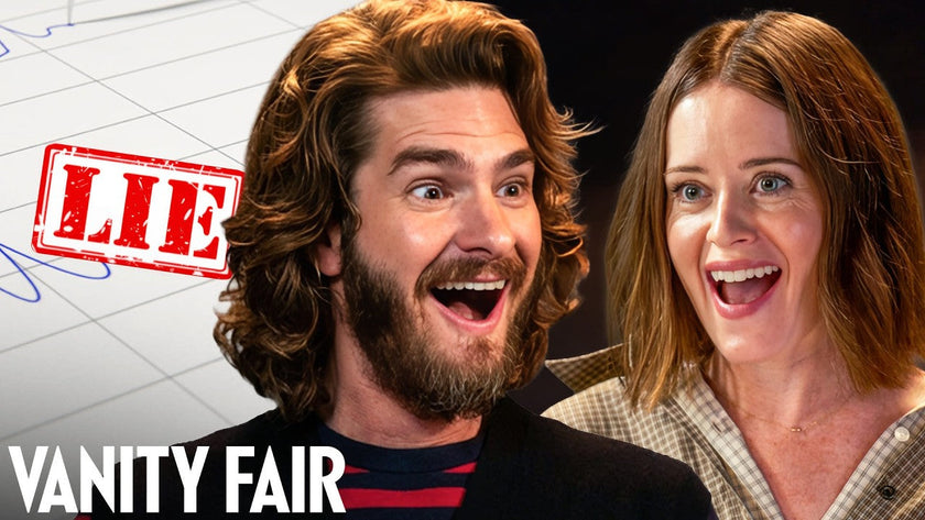 Andrew Garfield and Claire Foy Face a Hilarious Lie Detector Test