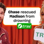 Chase Stokes Reveals He Saved Madison Bailey from Drowning During Outer Banks Filming