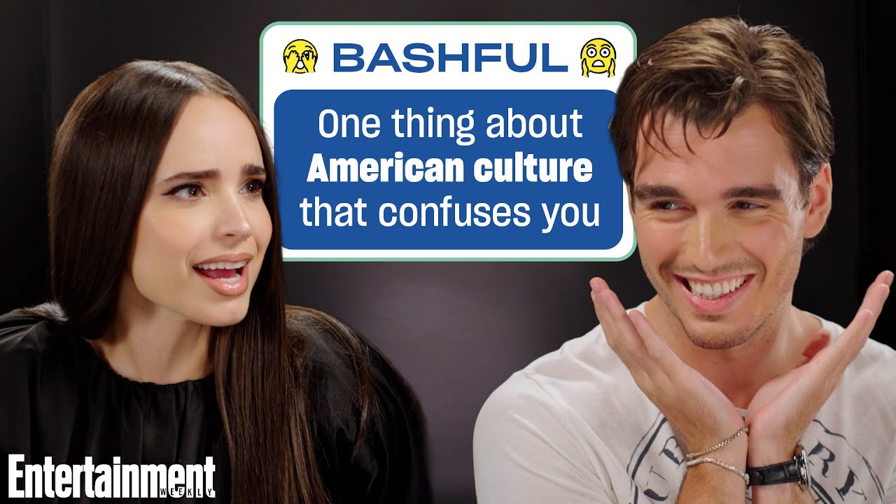 Sofia Carson & Corey Mylchreest Overact an Interview for 'My Oxford Year'