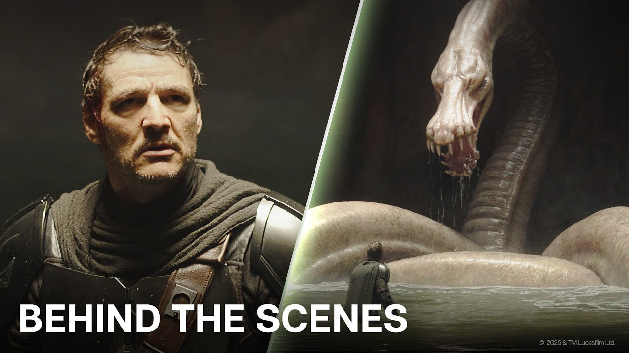 Pedro Pascal and Jon Favreau Reveal How Mando’s Massive Dragonsnake Fight Came to Life