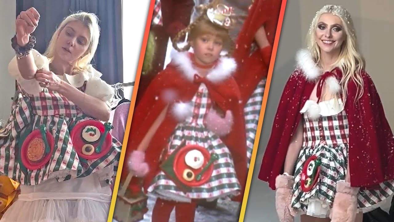 Taylor Momsen SQUEEZES Into Her OG Grinch Costume 25 Years Later!