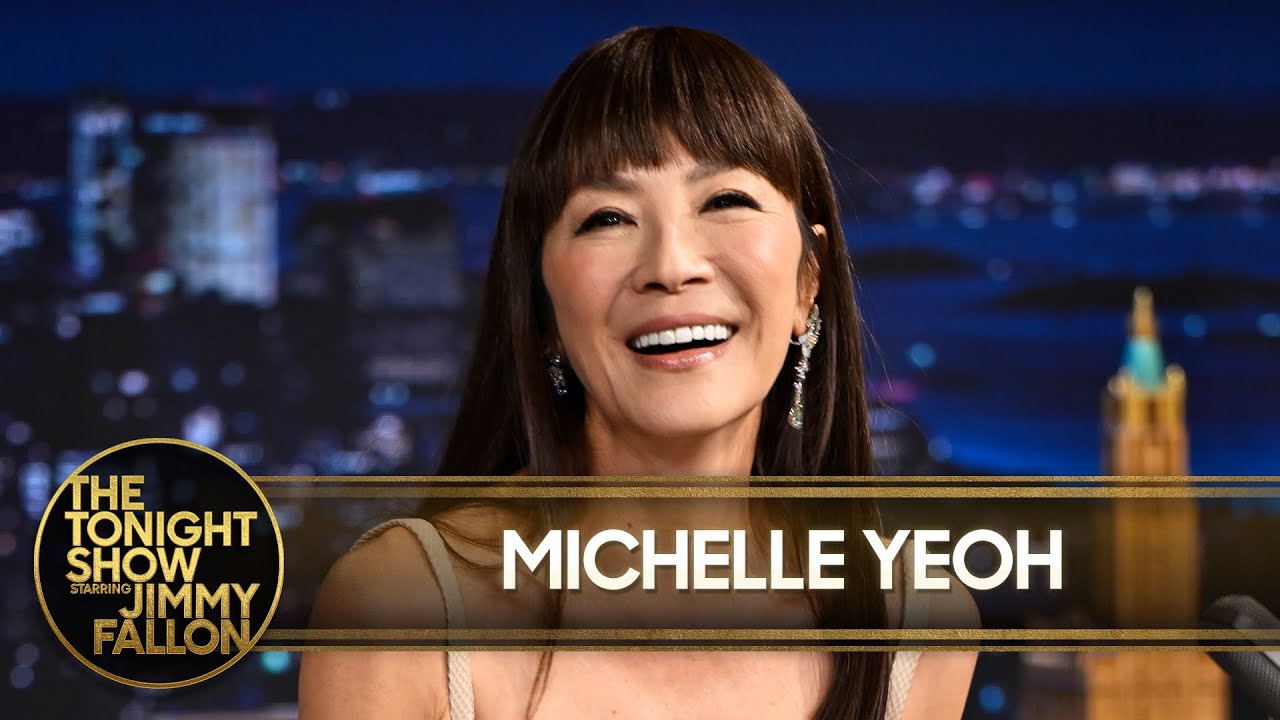 Michelle Yeoh Teaches Jimmy Madame Morrible’s Weather Magic from Wicked: For Good