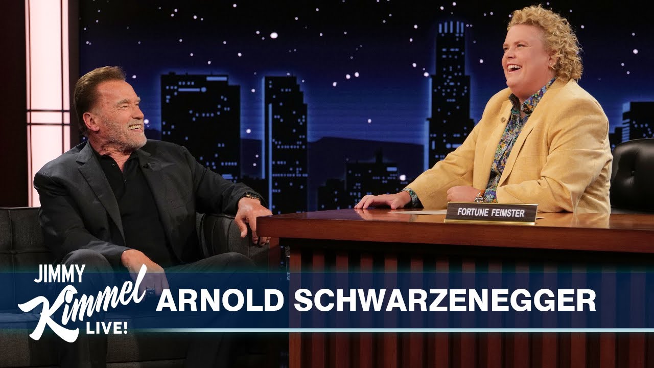 Arnold Schwarzenegger on Fubar Stunts & Statue of Himself