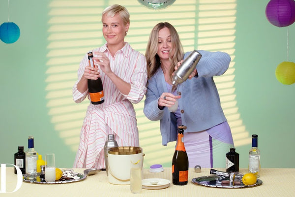 Brie Larson & BFF Courtney McBroom Compete in Party Hosting Skills