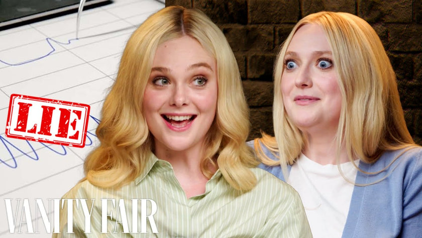 Dakota & Elle Fanning Take Lie Detector Tests