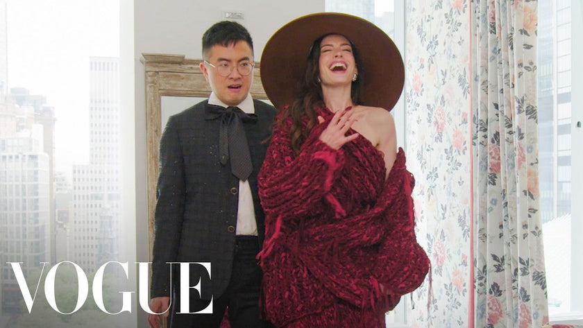 Stop Being Boring Anne Hathaway | Vogue