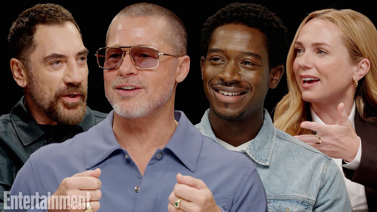 Brad Pitt & Javier Bardem on Driving 180mph & Training with Lewis Hamilton