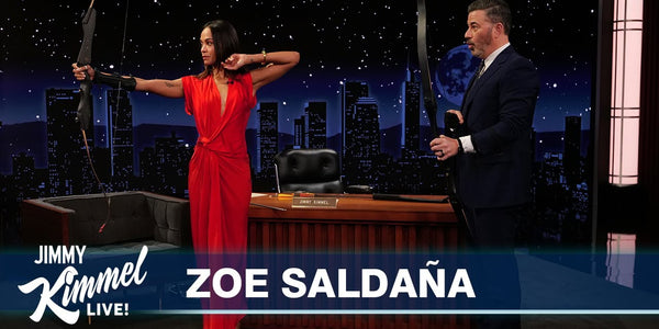 Zoe Saldaña on Her Mom Embarrassing Her, Avatar: Fire and Ash & She Teaches Jimmy Her Archery Skills