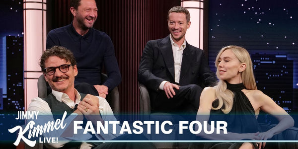 The Fantastic Four Cast Pedro Pascal, Vanessa Kirby, Ebon Moss-Bachrach & Joseph Quinn