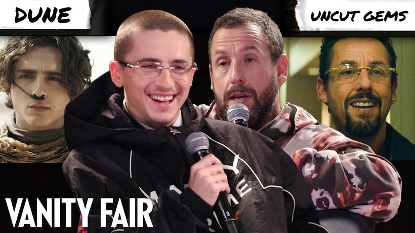 Timothée Chalamet & Adam Sandler Rewatch 'Dune,' 'Uncut Gems,' 'Marty Supreme' & More
