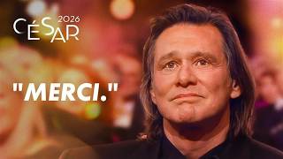 Jim Carrey's unexpected reaction at the 2026 César Awards