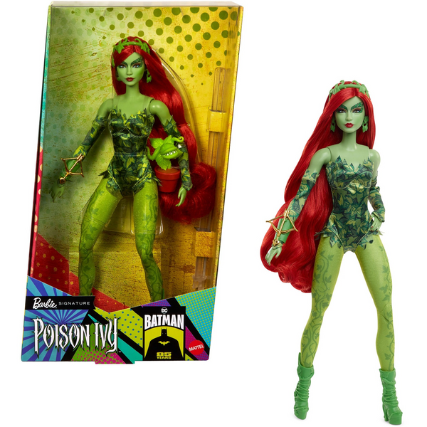 Mattel Barbie Signature DC Batman - Poison Ivy baba (HRM51)-0