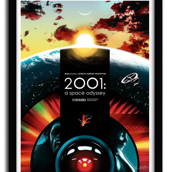 2001 Space Odyssey wall art by JOSHUA BUDICH - Hollywood Box