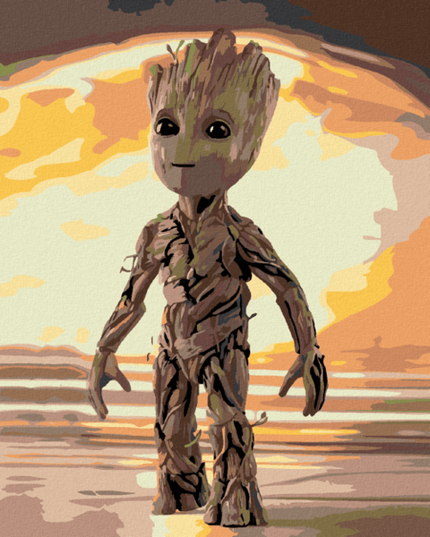 Paint by Numbers - Little Groot